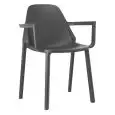POLTRONA PIU' CON BRACCIOLI - MOD. 2335 - SEDILE E SCHIENALE IN TECNOPOLIMERO - PER USO INTERNO ED ESTERNO - IMPILABILE - DIM. cm L 58 x P 54 x H 82 - NORMA CE