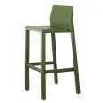SGABELLO KATE - MOD. 2344 - STRUTTURA IN TECNOPOLIMERO - PER USO INTERNO ED ESTERNO - IMPILABILE FINO A NOVE PEZZI - ALTEZZA SEDUTA cm 75 - DIM. cm L 47,5 x P 47,5 x H 97,5 - NORMA CE