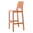 SGABELLO EMI - MOD. 2345 - STRUTTURA IN TECNOPOLIMERO - PER USO INTERNO ED ESTERNO - IMPILABILE FINO A NOVE PEZZI - ALTEZZA SEDUTA cm 75 - DIM. cm L 47,5 x P 48,5 x H 108,5 - NORMA CE