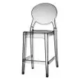 SGABELLO IGLOO - MOD. 2359 - STRUTTURA IN POLICARBONATO - COORDINABILE CON LA SEDIA IGLOO - PER USO INTERNO ED ESTERNO - IMPILABILE FINO A SEI PEZZI - ALTEZZA SEDUTA 65 cm - DIM. cm L 46 x P 52 x H 107 - NORMA CE