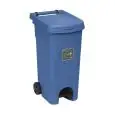 Bidone Raccolta Differenziata Blu in Polipropilene - STEFANPLAST Linea URBAN ECO SYSTEM - Codice 25602 - Capacità 80 lt  - Dimensioni cm 51x40 - Altezza cm 80 - Imballo confezione da n. 1 Unità