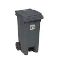 Bidone Raccolta Differenziata Grigio in Polietilene - STEFANPLAST - Codice 25706 - Capacità 120 lt - Dimensioni cm 55x50 - Altezza cm 94 - Imballo confezione da n. 1 Unità