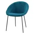 POLTRONA GIULIA POP - MOD. 2685 - SCOCCA IMBOTTITA - GAMBE VERNICIATE ANTRACITE DIAM. mm 16 - ANIMA IN TECNOPOLIMERO - PER USO INTERNO - RIVESTIMENTO NON SFODERABILE -DIM. cm L 61 x P 57 x H 78 - NORMA CE