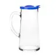 Brocca  in Con Tappo Blu - BORGONOVO Linea ELIXIR - Codice 13104722 - Capacità 160 cl  - Diametro 109 mm - Altezza  230 - Imballo confezione da n. 6 Unità