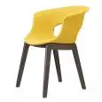 POLTRONA NATURAL MISS B POP - MOD. 2802 - SCOCCA IMBOTTITA CON ANIMA IN POLICARBONATO ANTISHOCK - TELAIO IN FAGGIO NATURALE O FAGGIO WENGE' - RIVESTIMENTO NON SFODERABILE - PER USO INTERNO - DIM. cm L 58 x P 60 x H 77 - NORMA CE