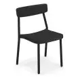 SEDIA GRACE - MOD. 280 - STRUTTURA IN ALLUMINIO VERNICIATO - PER USO INTERNO/ESTERNO - DIM. cm L 52 x P 52 x H 78 - NORMA CE