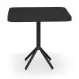 TAVOLO QUADRATO PIEGHEVOLE GRACE - STRUTTURA IN ALLUMINIO VERNICIATO - POSSIBILITA' DI SCELTA TRA DIVERSE MISURE DI PIANO - PER USO INTERNO/ESTERNO - NORMA CE