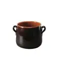 Pentola in Terracotta - VULCANIA Linea TERRACOTTA - Capacità 57 lt - Diametro 20 cm - Altezza cm 20 - Imballo confezione da n. 1 Unità