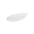 Piatto Barchetta Bianco - VULCANIA Linea MARIS - Dimensioni cm 30x15 - Altezza 45 - Imballo confezione da n. 2 Unità