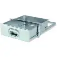 CASSETTO CASSA IN INOX - Linea 3000 - Mod. 3073/1 - Foro banco cm L 34,7 x 13 H - Profondità cassetto cm 40,5