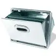 TRAMOGGIA CAFFE' IN INOX - Linea 3000 - Mod. 3075 + 1075/C -  Foro banco cm L 35 x P 24,7 x 28,2 H