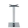 Base - colore alluminio - Struttura in acciaio inox satinato, piedini regolabili - Modello 363-60321