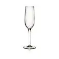 Calice Flute  - BORMIOLI LUIGI Linea RUBINO - Codice C244 - 10150/01 - Capacità 21 cl 7 z - Diametro 70 mm - Altezza mm 230 - Imballo confezione da n. 6 Unità