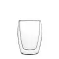 Bicchiere Succo  - BORMIOLI LUIGI Linea THERMIC GLASS - Codice RM375 - 10354/01 - Capacità 27 cl 9 z - Diametro 82 mm - Altezza mm 113 - Imballo confezione da n. 2 Unità