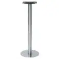 BASE - MOD 6029I - IN ACCIAIO INOX SATINATO - PIEDINI REGOLABILI - DIM cm L Ø 40 x h 110