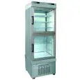 ESPOSITORE REFRIGERATO A DUE PIANI PER PASTICCERIA E GELATERIA - MOD. TEK/92 - STRUTTURA ESTERNA IN ALLUMINIO ANODIZZATO - VETRO BASSO EMISSIVO - TEMP. °C +5/-25; -5/+10 - ESPOSIZIONE MONOFRONTALE - ALIMENTAZIONE MONOFASE - POTENZA W 500 - REFRIGERAZIONE 