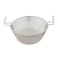 Cestello Per Friggitrice in Inox - L.A.R. Linea FERRO - Diametro 46 cm - Imballo confezione da n. 1 Unità