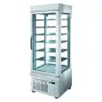 VETRINA REFRIGERATA PER PASTICCERIA E GELATERIA - MOD. TEK/16 - STRUTTURA ESTERNA IN ALLUMINIO ANODIZZATO - VETRO BASSO EMISSIVO - TEMP. °C -15/-25 - ALIMENTAZIONE MONOFASE - REFRIGERAZIONE STATICA - VETRO ESPOSITIVO A SCELTA SU 1, 2 ,3 o 4 LATI - DIM. CM