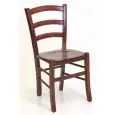 SEDIA - MOD. 44 VE L - STRUTTURA IN LEGNO DI FAGGIO VERNICIATA - SEDILE IN LEGNO - ALTEZZA SEDUTA cm 46 - NON IMPILABILE - PER USO INTERNO - DIM. cm L 40 x P 36 x h 88 - NORMA CE