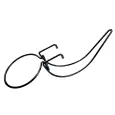 Portasecchiello Filo Nero in Inox - FILTEX - Codice 295N - Diametro 18 cm - Imballo confezione da n. 1 Unità