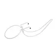 Portasecchiello Filo Bianco in Inox - FILTEX - Codice 295B - Diametro 18 cm - Imballo confezione da n. 1 Unità
