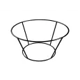 Supporto Per Piatto Nero in Ferro - FILTEX - Codice 297N - Dimensioni cm 28x20 - Altezza  10 - Imballo confezione da n. 1 Unità