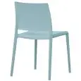 Sedia - colore azzurro - Struttura in polipropilene - Modello 462-S03-LV