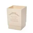 Pattumiera Quadra Da Tavolo Bianco in Plastica - U.M.A. - Dimensioni cm 10.5x10.5 - Altezza cm 15 - Imballo confezione da n. 1 Unità