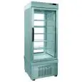 VETRINA REFRIGERATA PER PASTICCERIA - MOD. TEK/21 - STRUTTURA ESTERNA IN ALLUMINIO ANODIZZATO - VETRO BASSO EMISSIVO - TEMP. °C -5/+10 - ALIMENTAZIONE MONOFASE - REFRIGERAZIONE VENTILATA - VETRO ESPOSITIVO A SCELTA SU 1, 2 ,3 o 4 LATI - DIM. CM L 76 X P 7
