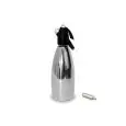 Sifone Panna in Satinato - Inox - ISI Linea GOURMET WHIP - Codice 1661 - Capacità 5 lt - Imballo confezione da n. 1 Unità