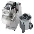 ABBINATO CUTTER E TAGLIAVERDURE PROFESSIONALE DITO SAMA - Mod. TRK 45 - Capacità vasca in acciaio inox Lt. 4,5 - Potenza W 1000 - Dimensioni cm L 25,2 x P 48,5 x 50,5 h