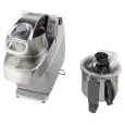 ABBINATO CUTTER E TAGLIAVERDURE PROFESSIONALE DITO SAMA - Mod. TRK 55 - Capacità vasca in acciaio inox Lt. 5,5 - Potenza W 1300 - Dimensioni cm L 25,2 x P 48,5 x 50,5 h