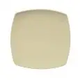 Piatto Piano Quadro Crema - SATURNIA Linea TOKIO - Dimensioni cm 31x31 - Imballo confezione da n. 4 Unità