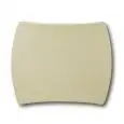 Piatto Rettangolare Sagomato Crema - SATURNIA Linea TOKIO - Dimensioni cm 31x25 - Imballo confezione da n. 4 Unità