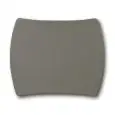 Piatto Rettangolare Sagomato Grigio - SATURNIA Linea TOKIO - Dimensioni cm 31x25 - Imballo confezione da n. 4 Unità