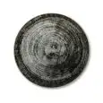 Piatto Portata Konos Black Round Z07 - SATURNIA Linea NAPOLI - Diametro 28 cm - Imballo confezione da n. 6 Unità