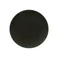 Piatto Piano Siviglia  - SATURNIA Linea SEGMENTI NERO - Diametro 21 cm - Imballo confezione da n. 12 Unità