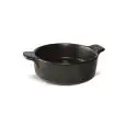 Tegame Tondo Nero Matt - MPS Linea STONEWARE - Codice ST_30139 - Dimensioni cm 13 - Altezza cm 39 - Imballo confezione da n. 6 Unità