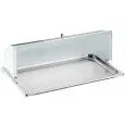 Vassoio Rettangolare Con Cupola  in Inox/Policarbonato - PINTI - Codice 50950920 - Dimensioni cm 53x32 - Altezza cm 215 - Imballo confezione da n. 1 Unità