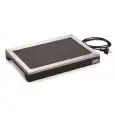 Espositore Con Piastra Ardesia  in Legno Wengè - PINTI Linea TRENDY - Codice 51270200 - Dimensioni cm 46x32 - Altezza cm 55 - Imballo confezione da n. 1 Unità