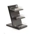 Portabustine 3 Piani  in Legno Wengè - PINTI Linea TRENDY - Codice 51270700 - Dimensioni cm 25x20 - Altezza cm 29 - Imballo confezione da n. 1 Unità