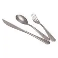 Coltello Tavola in Acciaio Inox Satinato - PINTI Linea AUDREY MYSTIQUE - Spessore mm 3 - Altezza 234 - Imballo confezione da n. 12 Unità