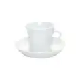 Tazza The Con Piatto  - ANCAP Linea CLAUDIA - Codice 17423 - Capacità 17 cl  - Imballo confezione da n. 6 Unità