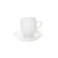 Tazza Doppio Espresso Con Piatto - ANCAP Linea DEMI - Codice 20901 - Capacità 13 cl - Imballo confezione da n. 6 Unità