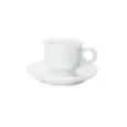 Tazza Caffè Con Piatto - ANCAP Linea REALE - Codice 22401 - Capacità 9 cl - Imballo confezione da n. 6 Unità