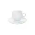 Tazza Cappuccino Con Piatto  - ANCAP Linea REALE - Codice 22402 - Capacità 19 cl  - Imballo confezione da n. 6 Unità