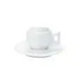 Tazza Caffè Con Piatto  - ANCAP Linea LIDÒ - Codice 28385 - Capacità 75 cl  - Imballo confezione da n. 6 Unità