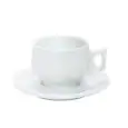 Tazza Cappuccino Con Piatto  - ANCAP Linea LIDÒ - Codice 28390 - Capacità 19 cl  - Imballo confezione da n. 6 Unità