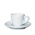 Tazza Caffè Con Piatto  - ANCAP Linea PALERMO - Codice 37560 - Capacità 10 cl  - Imballo confezione da n. 6 Unità
