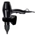 Asciugacapelli elettrico con supporto murale ad uso intensivo in abs nero Medial Linea Yul Pro Fit Plus Mod 704028